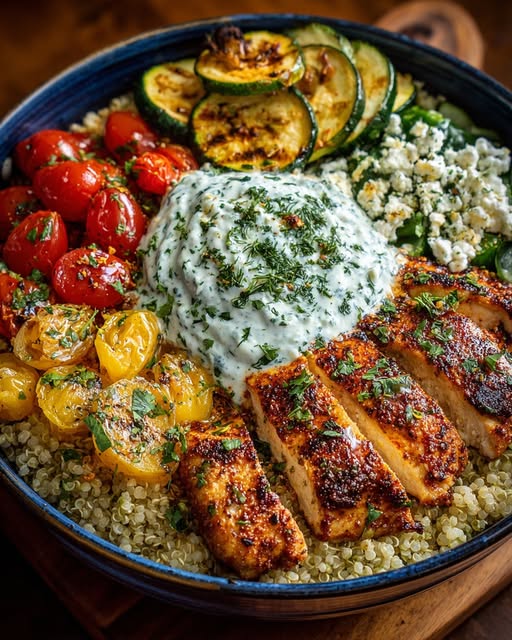 Herb Feta & Tzatziki & Hot Honey Drizzle Recipe