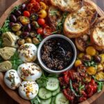 Mediterranean Burrata Tapas Board with Balsamic Glaze Recipe