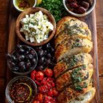 Rustic Mediterranean Bread & Olive Platter Recipe