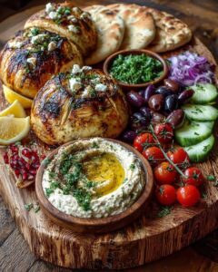 Rustic Mediterranean Bread and Mezze Board Recipe