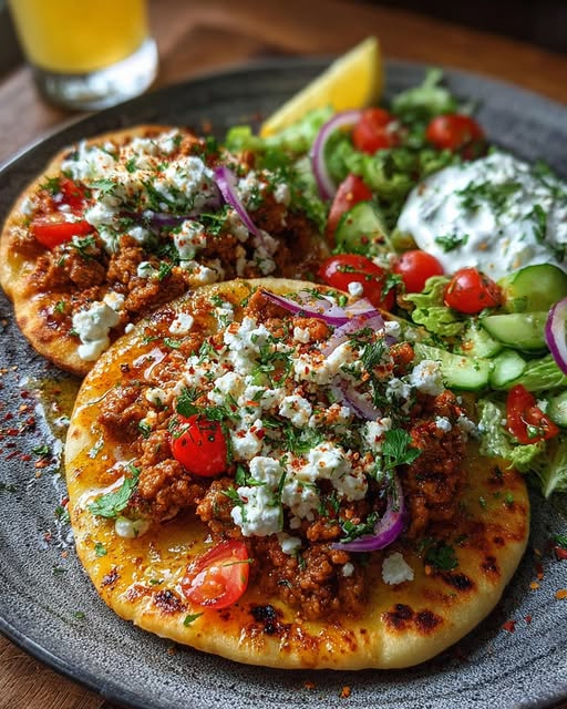 tbread with Spicy Lemon Honey Feta Cream Recipe