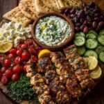 Grazing Board with Feta Dip & Olive Mix Recipe