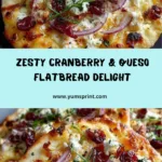 Flatbread with Orange-Honey Vinaigrette Recipe