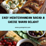 Rustic Mediterranean Bread and Goat Cheese Board Recipe