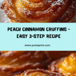 Peach Cinnamon Crescent Cruffins Recipe