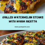 teak with Warm Ricotta & Balsamic Pearls Recipe