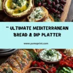Rustic Mediterranean Bread and Dip Board Recipe