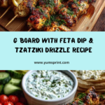 g Board with Feta Dip & Tzatziki Drizzle Recipe