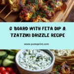 g Board with Feta Dip & Tzatziki Drizzle Recipe