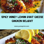 Spicy Crispy Hot Honey Lemon Goat Cheese Chicken Recipe