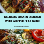 cous with Grilled Veggies & Whipped Feta Recipe