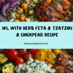 wl with Herb Feta & Tzatziki & Chickpeas Recipe