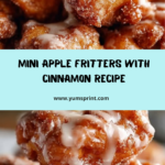 Mini Apple Fritters with Cinnamon Recipe