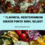 n Power Bowl with Herb Yogurt Feta Sauce Recipe