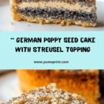 Mohnkuchen (German Poppy Seed Cake) Recipe