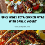 Chicken Pita with Garlic Yogurt Drizzle Recipe