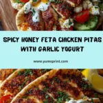Chicken Pita with Garlic Yogurt Drizzle Recipe