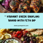 Grazing Board with Feta Dip & Olive Mix Recipe