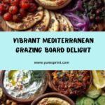 Mediterranean Grazing Board with Fresh Dips Recipe