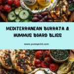 Mediterranean Burrata and Hummus Board Recipe