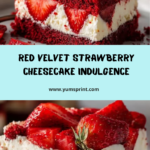Red Velvet Strawberry Cheesecake Recipe