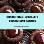 Chocolate Thumbprint Cookies Recipe