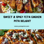 a Chicken Pita with Garlic Sauce Drizzle Recipe