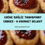 Crème Brûlée Thumbprint Cookies Recipe
