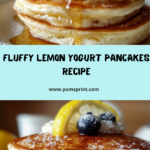 Lemon Yogurt Pancakes Recipe