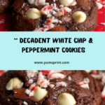 White Chip Chocolate Cookies with Peppermint Recipe