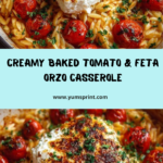 Baked Tomato & Feta Orzo Casserole Recipe