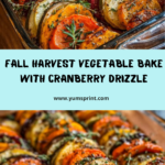 Carrot Bake with Cranberry-Maple Drizzle Recipe