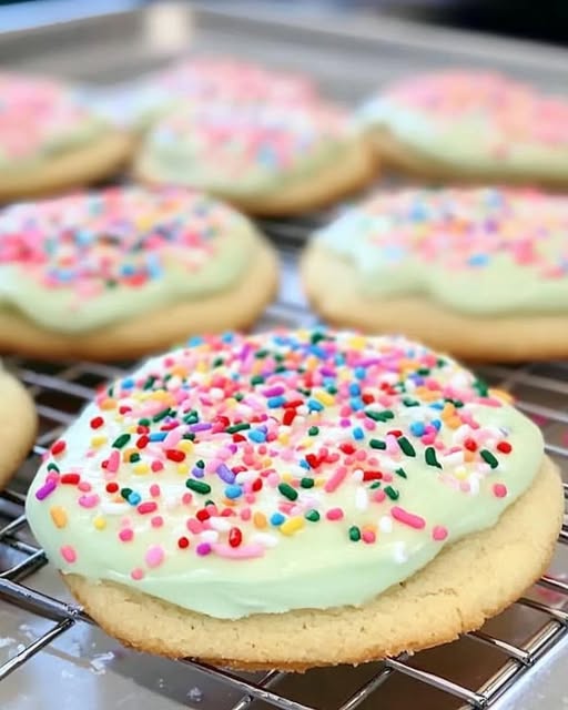 Soft Sugar Cookies with Frosting Recipe