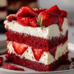 Red Velvet Strawberry Cheesecake Recipe