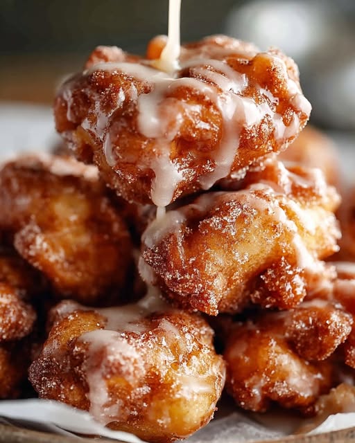 Mini Apple Fritters with Cinnamon Recipe - Recipe Image