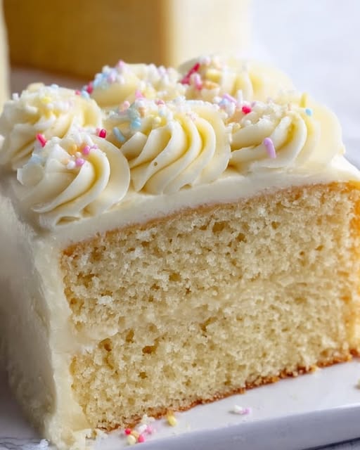 Moist Vanilla Layer Cake Recipe