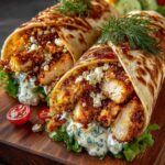 ken Wrap with Dill Garlic Yogurt Drizzle Recipe