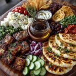 Rustic Mediterranean Flatbread and Cheese Board Recipe