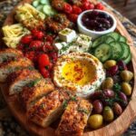Mediterranean Tapas Board with Spicy Dips Recipe