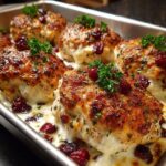 Honey Cranberry Chicken Bake with Ricotta Cheese Recipe