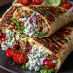 en Wrap with Creamy Hot Honey Feta Sauce Recipe