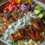 Grilled Chicken Tzatziki Power Bowl Mediterranean Recipe
