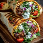 ef Wrap with Garlic Hot Honey Feta Sauce Recipe