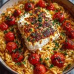 Baked Tomato & Feta Orzo Casserole Recipe