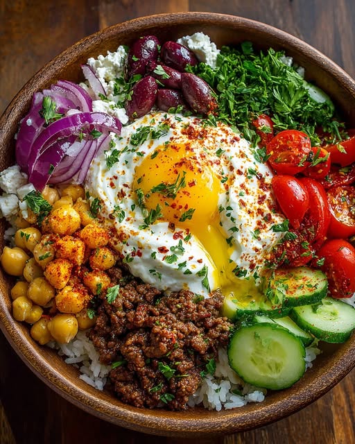 ef Bowl with Creamy Hot Honey Feta Sauce Recipe