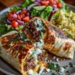 mb Wrap with Garlic Hot Honey Feta Sauce Recipe