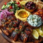 Greek Grilled Chicken Souvlaki Tapas Board Recipe