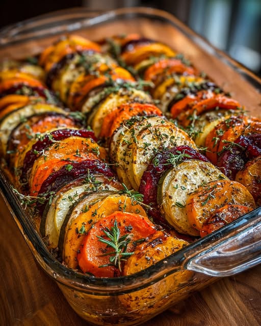 Carrot Bake with Cranberry-Maple Drizzle Recipe - Recipe Image