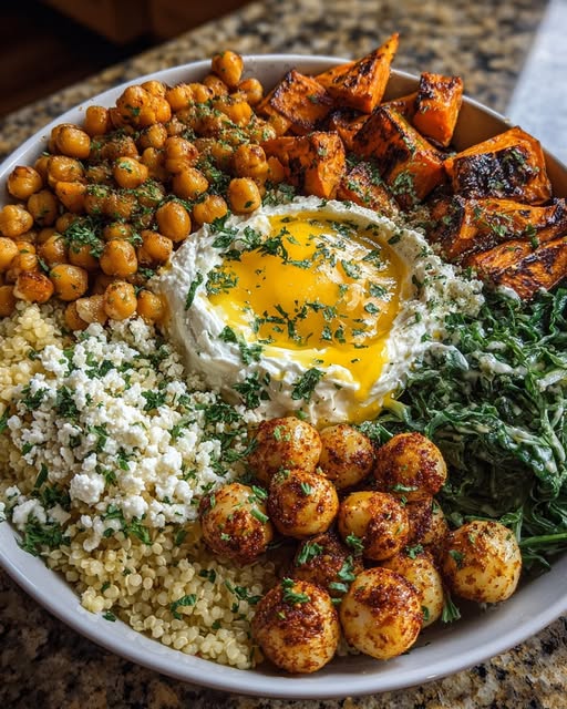Bowl with Whipped Feta and Garlic Honey Recipe - Recipe Image