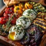 Mediterranean Burrata and Grilled Veggie Board Recipe